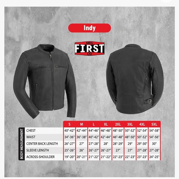 First classic leather jacket NWT - Picture 6 of 14